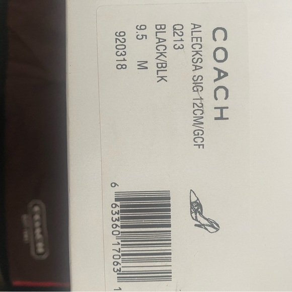 Coach Alecksa Signature Black Canvas Pumps Sz 9.5
W/Dust bag 3” heel - Picture 15 of 15